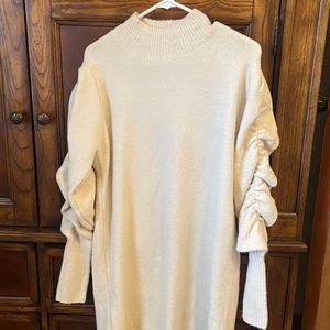 Off white long sweater size 6/8